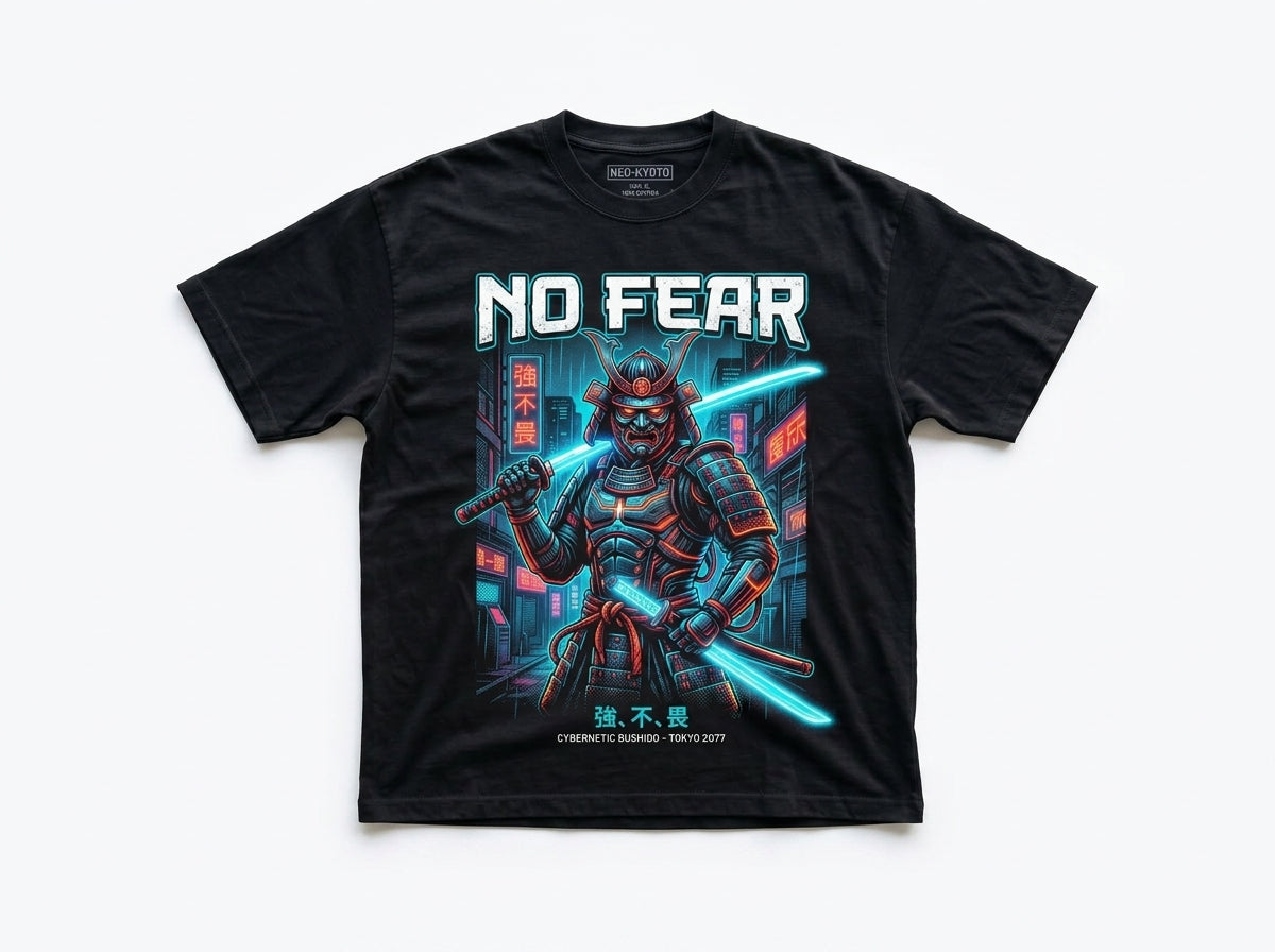 No Fear Cyber Samurai Graphic Men’s T-Shirt