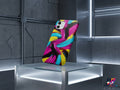 Abstract Brushstroke - Vibrant Fusion