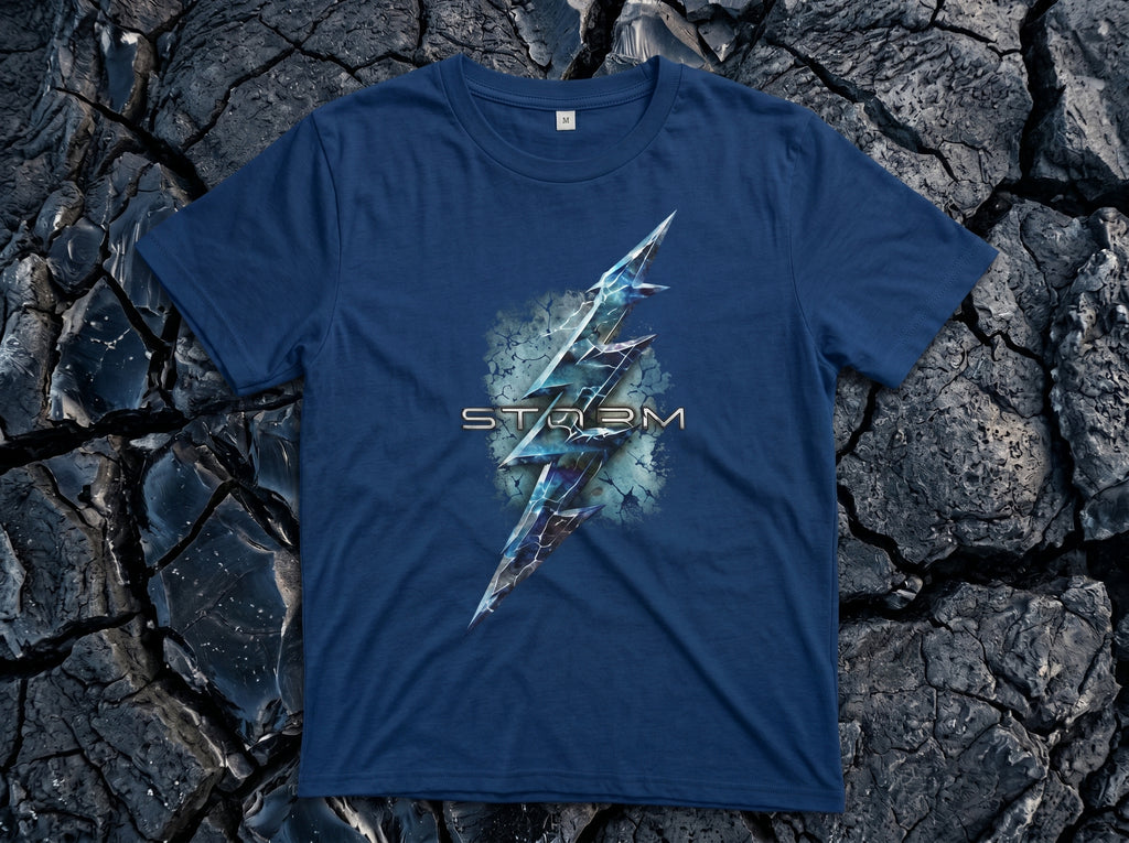 Storm Lightning Bolt Graphic Men’s T-Shirt