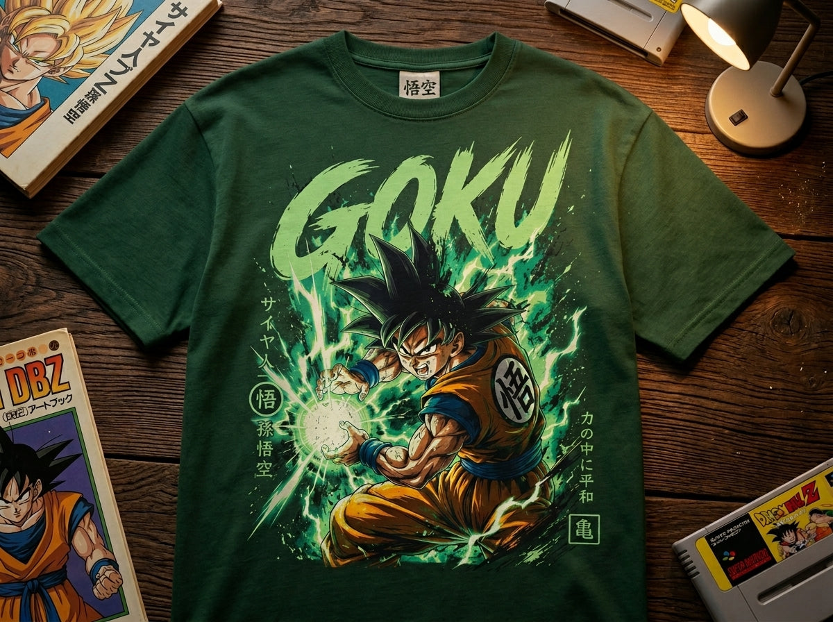 Goku Energy Burst Oversized T-Shirt